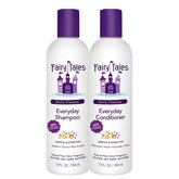 Fairy Tales Daily Cleanse shampoo bottle pour for gentle, thorough kid cleansing.