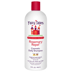 Fairy Tales Rosemary Repel shampoo bottle with soothing herbal scent for daily gentle cleansing.