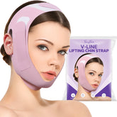 FairyFace chinstrap worn during sleep helps enhance jawline silhouette