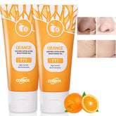 FAIRYTALESPACE naranja gel exfoliante rostro: limpia poros suavemente para piel fresca
