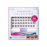 FALSCARA starter kit with 36 wisps for a natural, buildable lash look.