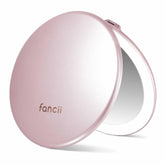 Fancii Taylor mirror front view in rose gold for on-the-go makeup