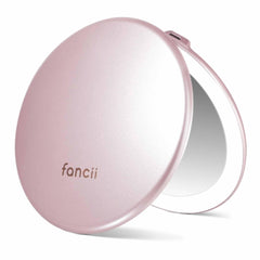 Fancii Taylor mirror front view in rose gold for on-the-go makeup