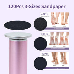 FancyJun foot callus remover side view emphasizes ergonomic design for easy handling.