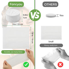 Individually wrapped Fancyou towels for hygienic travel