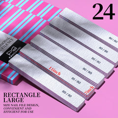 Fandamei 80/80 grit nail file for efficient removal of gel polish and thick nails.