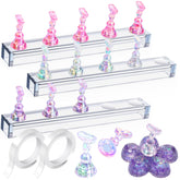 Soporte base imantada de Fandamei, estructura estable para practicar y exhibir uñas.
