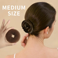 FANDAMEI brown hair pins with rounded ends protect hair
