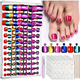 Fandamei cat eye nails kit front view showing six colors for style variety.