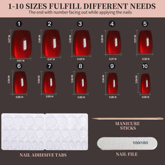 Fandamei ombre glossy cat-eye nails with smooth color transition.