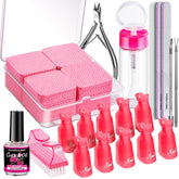 Fandamei gel nail remover clips securely hold fingers for efficient gel polish removal