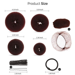 Fandamei hair elastic bands provide secure hold without snagging.