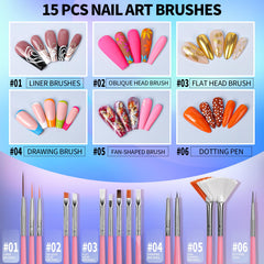 Fandamei magnetic nail stand holds tips securely during design.
