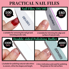 FANDAMEI white buffer block to polish and shine nails