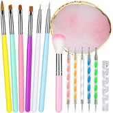 Fandamei nail brushes collection for versatile art applications