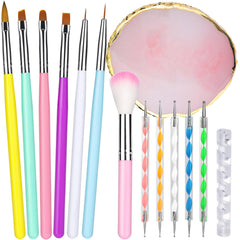 Fandamei nail brushes collection for versatile art applications