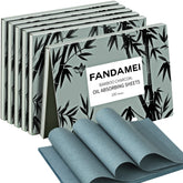 Fandamei oil blotting sheets in a compact pack for quick on-the-go touch ups.