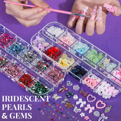 Fandamei pink nail brushes enable precise patterns and clean lines