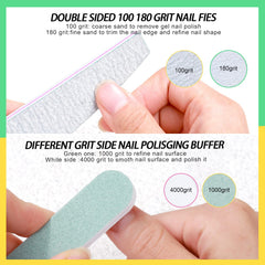 FANDAMEI sponge buffer block for polishing acrylic or natural nails.