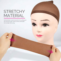 Fandamei wig cap nylon material demonstrates lightweight, breathable wear