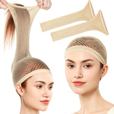Fandamei wig cap with double-layer open ends for a comfortable wig base