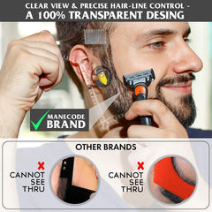 FANJEIS symmetry indicators guiding balanced facial hair lines