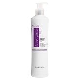 Fanola No Yellow Mascara cabello morado, neutraliza tonos amarillos para rubios más fríos.