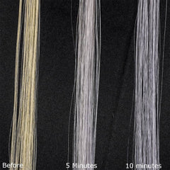 Fanola No Yellow Mask bottle pairs with shampoo for nourished, balanced blonde color.