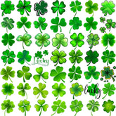 FanRui tatuajes temporales 3D de trébol para fiestas irlandesas.