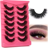 FANXITON 8D volume cat-eye lashes in 16mm length for dramatic look
