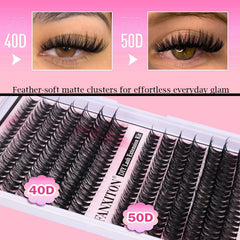 FanXiton 9-16mm mix clusters offer versatile styling for circles or cat-eye looks.