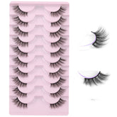 FANXITON Half Lashes natural wispy look for daily wear