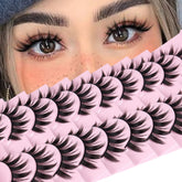 FANXITON manga lashes 16mm full-strip create bold anime-inspired eyes.