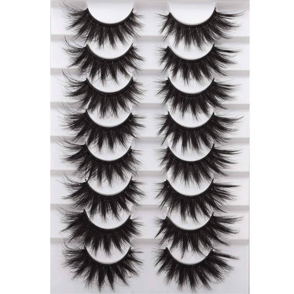 FANXITON mink lashes 20mm cat-eye for dramatic eyes and easy application.
