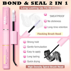 FANXITON soft fiber lashes 8-16mm for natural look