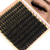 FANXITON spiky 200D volume clusters close-up for bold flutter and lightweight wear