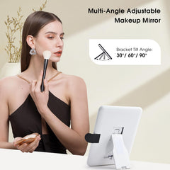 Faquenc LED mirror detachable panel allows handheld use for quick touch-ups