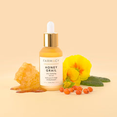 Farmacy Honey Grail buckwheat honey texture emphasizes soothing humectant action.