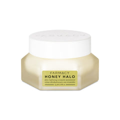 Farmacy Honey Halo ceramide cream jar close-up showing rich hydration for dry skin