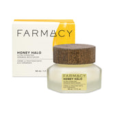 Farmacy Honey Halo ceramide moisturizer jar close-up for hydration.