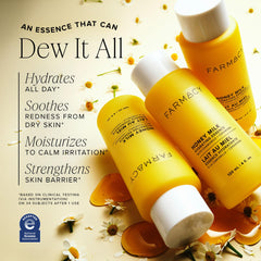 Creamy texture close-up of Farmacy Honey Milk Face Essence.