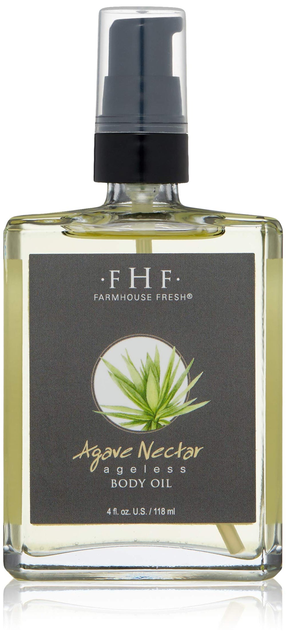 FarmHouse Fresh Agave Nectar Ageless Body Oil pour for lightweight hydration