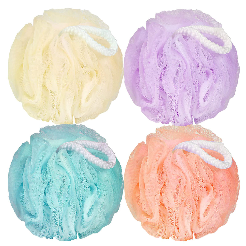 Farmoga esponja exfoliante de ducha con malla fina para exfoliación suave