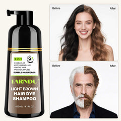 Farndu Tinte Marrón Claro: espera de 15–20 minutos para color natural