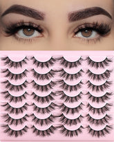 Farred Cat Eye Lashes short natural 15mm for a subtle cat-eye look you can wear daily.