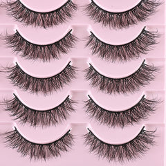FARRED flared cat-eye design lashes enhance eye opening and drama