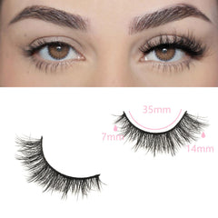 FARRED soft fluffy faux mink lashes offer airy volume for everyday glam.