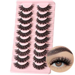 FARRED wispy 14mm cat-eye lashes for a natural, dramatic daily look.