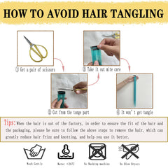 FARRUIS festival-ready clip-in hair extensions for holidays and parties