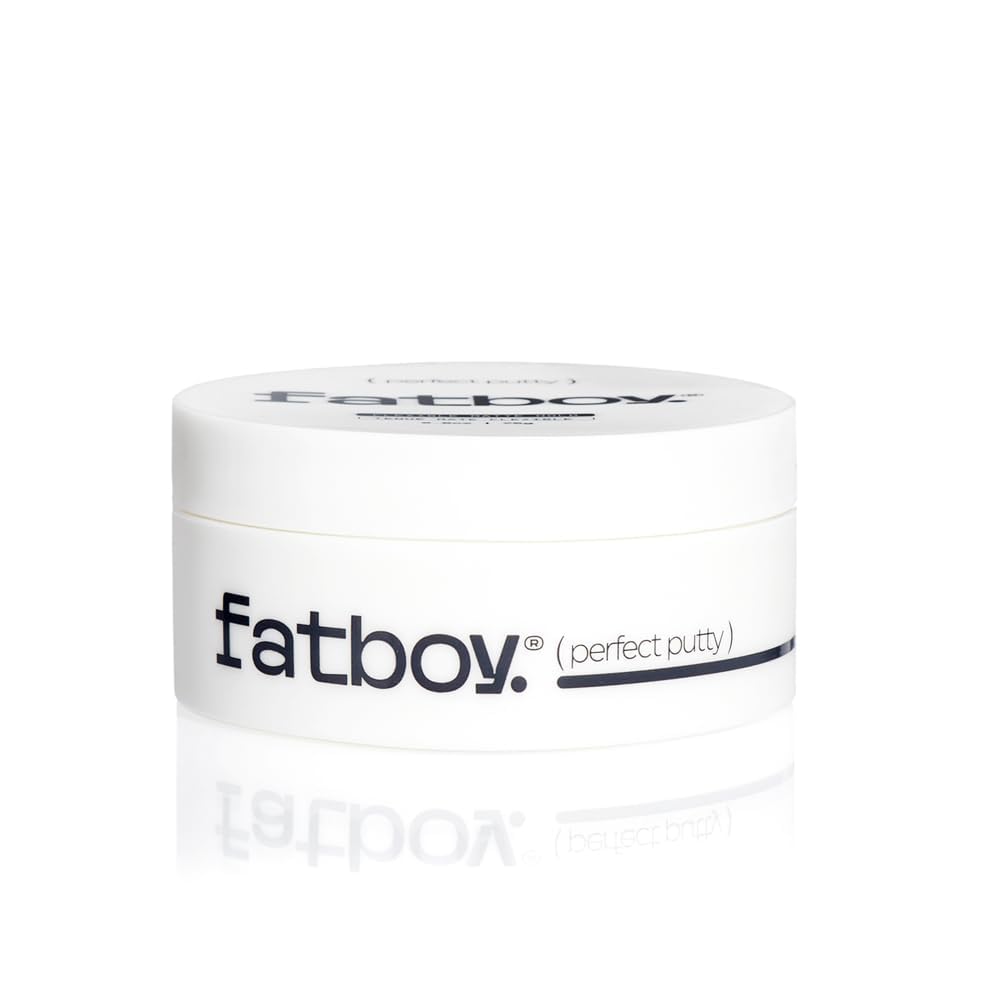 Fatboy Hair Perfect Putty adds texture and volume for versatile styles.